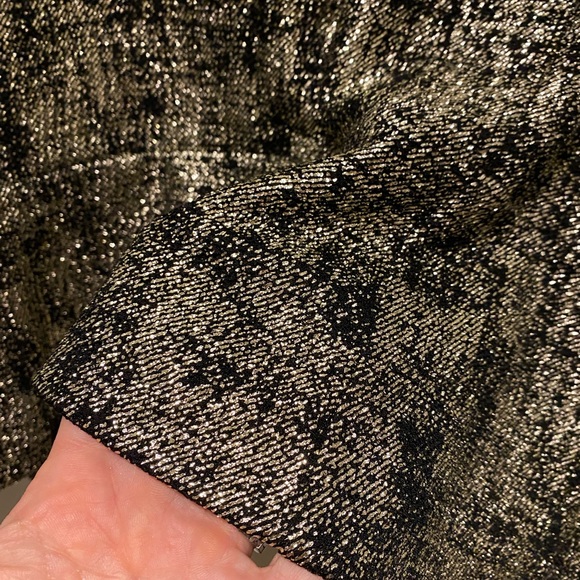 NWT Veronica M gold blazer jacket bell sleeve small - Picture 7 of 10